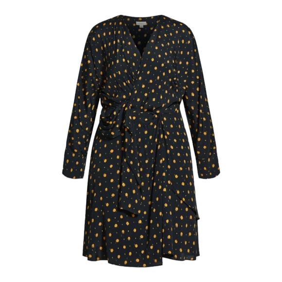 Refinity City Chic dress twist front black size XL 22 - Picture 1 of 9